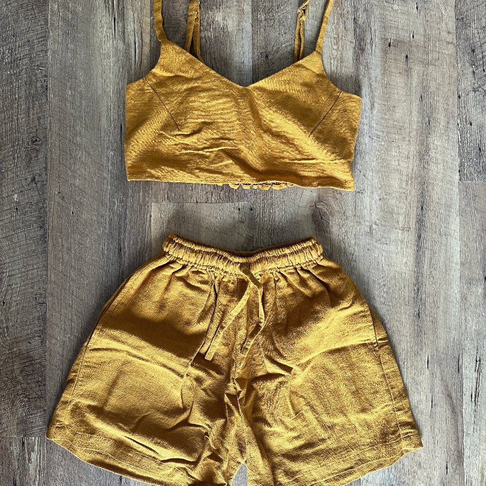 Yellow Matching Set